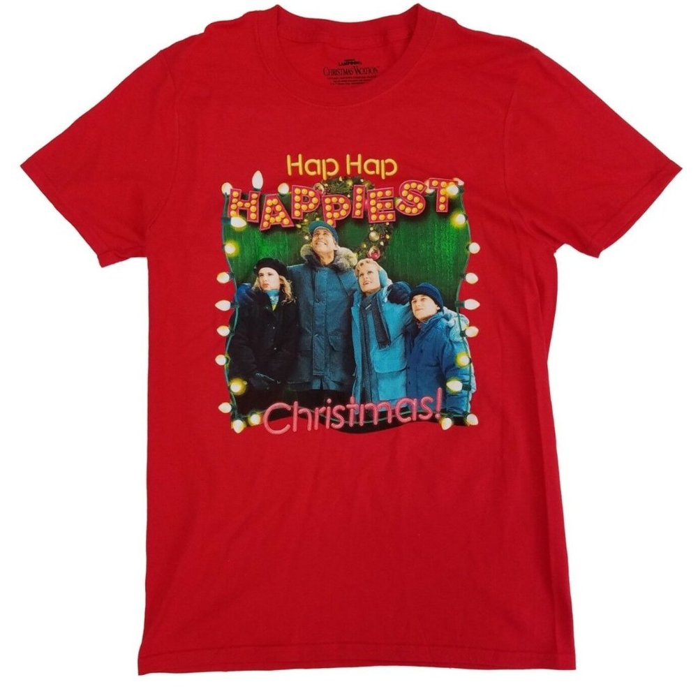 National Lampoon's Christmas Vacation Mens Hap Hap Happiest Christmas! T-Shirt